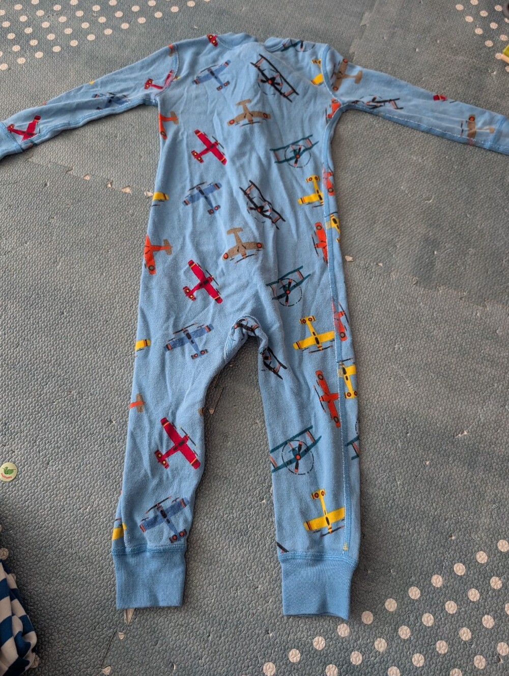 (4) Hanna Andersson 3T Long Pajamas Zip Up - Picture 7 of 10
